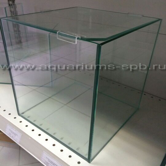 Аквариум Куб 20 литров с крышкой (стекло)